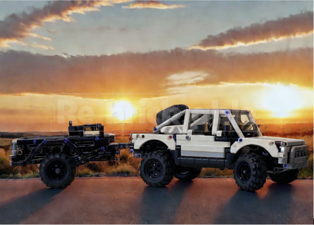 Lego RC FORD RANGER PRERUNNER + TRAILER