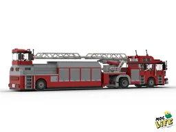Tiller fire engine