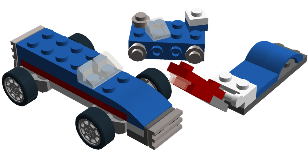 Lego 31027 1980 F3 Car with accesories
