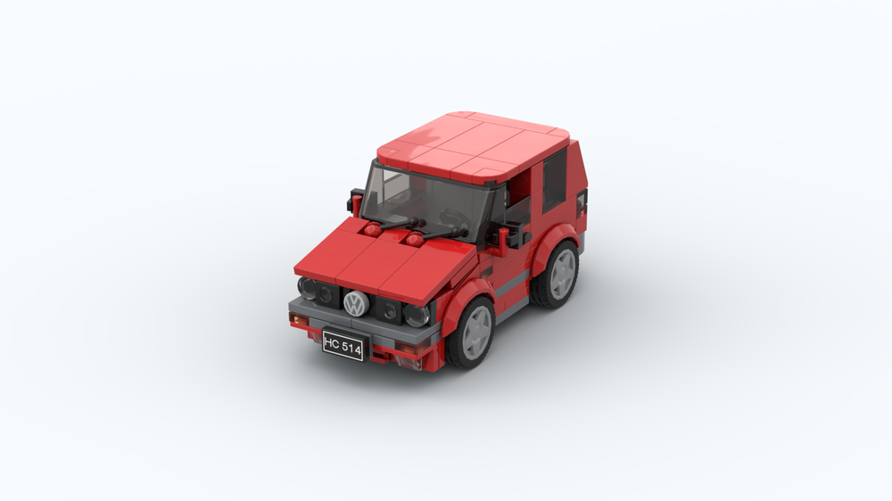 LEGO VW Golf 2 GTI 6 pin wide MOC