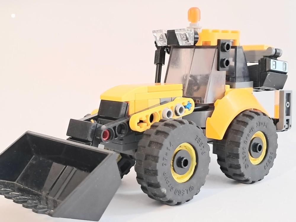 Lego JCB backhoe loader