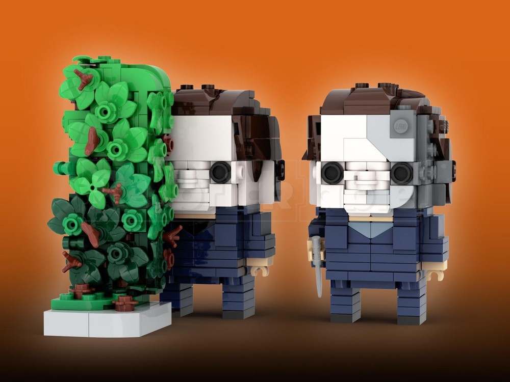 Lego Michael Myers Brickheadz LEGO MOC - Halloween