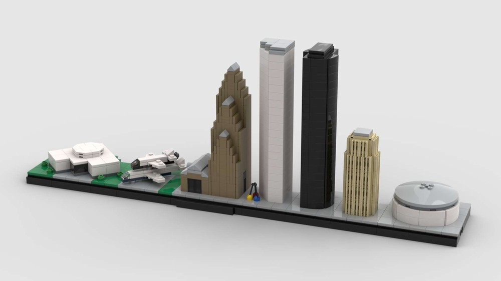 Lego Houston Texas Skyline