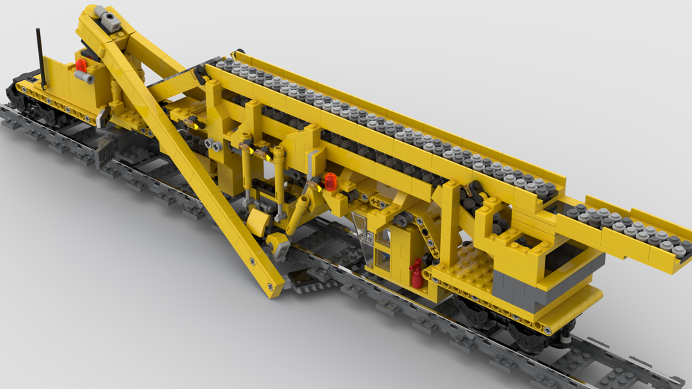 Lego Bettungsreinigungsmachine Aushubwagen