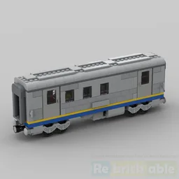 Santa fe passanger train - mail car