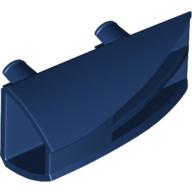 Lego Fairing 1 x 4 Side Flaring Intake with Two Pins / Dark Blue