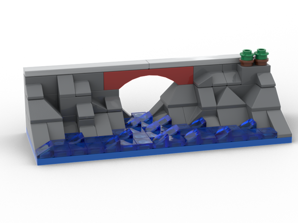 Lego Bridge over troubled water