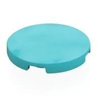 Tile Round 3 x 3 / Medium Azure