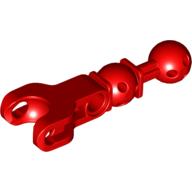 Lego Large Figure Skeletal, Limb with Ball Joint on Axle and Ball Socket and Hole / Red