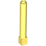 Support Round 1 x 1 x 6 Solid Pillar / Bright Light Yellow