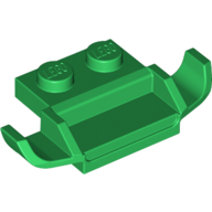 Lego Grille / Spoiler with 1 x 2 Plate, 2 x 2 Anti-studs (Racers Car) / Green