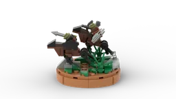 Tiny warg riders with stand