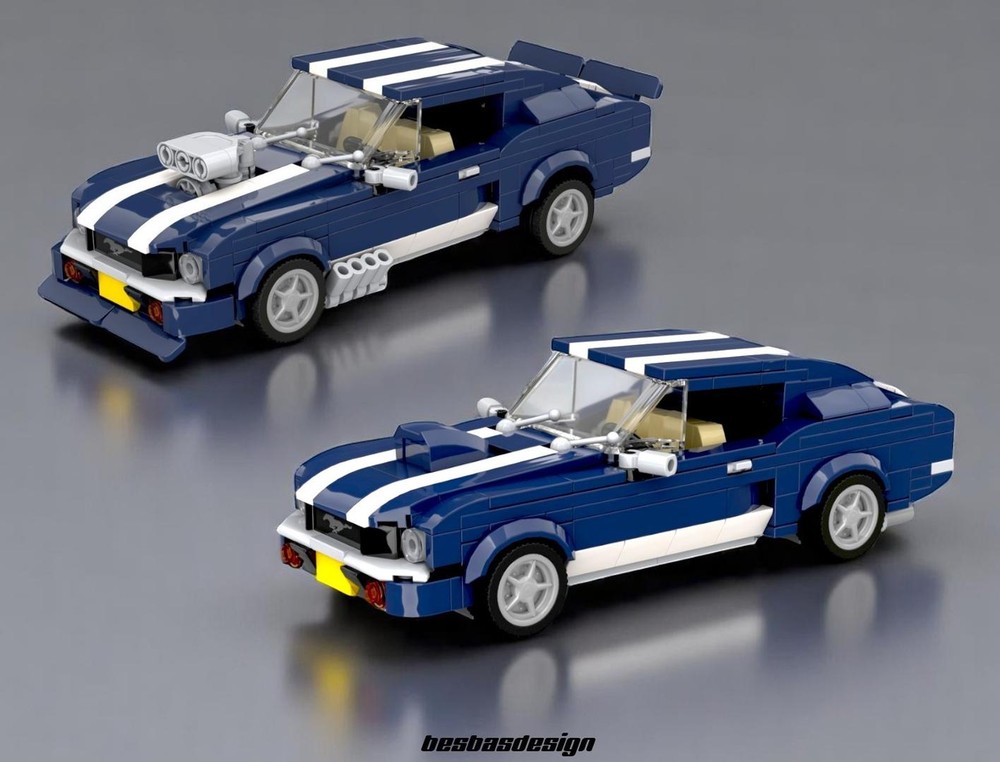 Lego Ford Mustang Fastback (8 wide 10265)