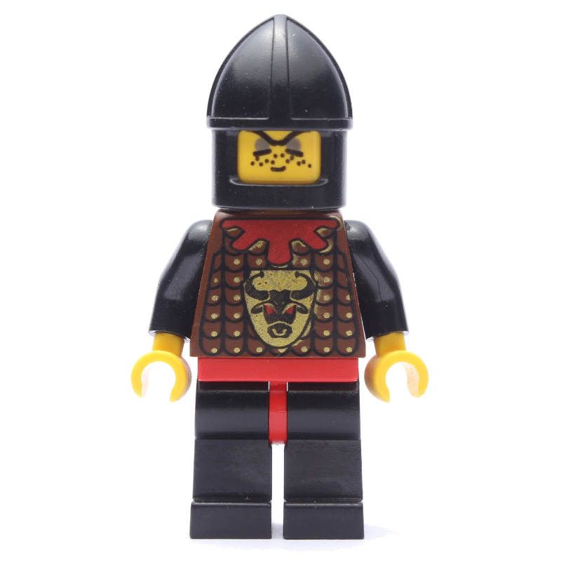 Lego Knight (Knights Kingdom I) - Bull Robber, Black Chin-Guard