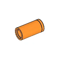Technic Pin Connector Round [No Slot] / Orange
