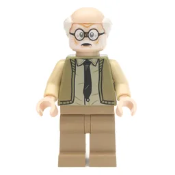 Ernie Prang, Olive Green Sweater, Dark Tan Legs