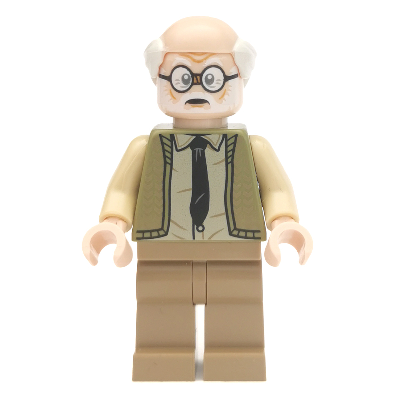 Lego Ernie Prang, Olive Green Sweater, Dark Tan Legs