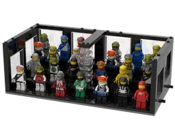 Modular stand for 25 Minifigures