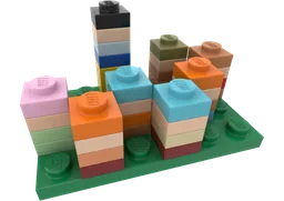 Micro blocky caracters