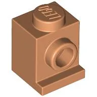 Brick Special 1 x 1 with Headlight / Nougat