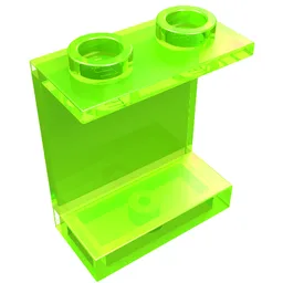 Panel 1 x 2 x 2 [Hollow Studs] / Trans-Bright Green
