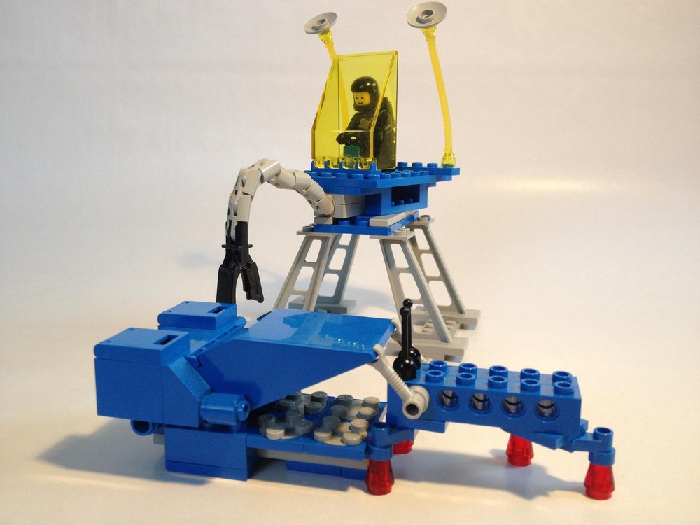 Lego Roto-gappler with Container and Mini Walking Miner Robot