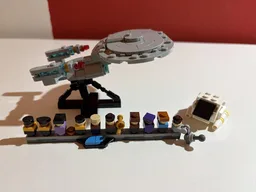 Enterprise D and Shuttle Pod MINI!