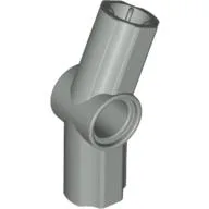 Technic Axle and Pin Connector Angled #3 - 157.5° / Light Gray