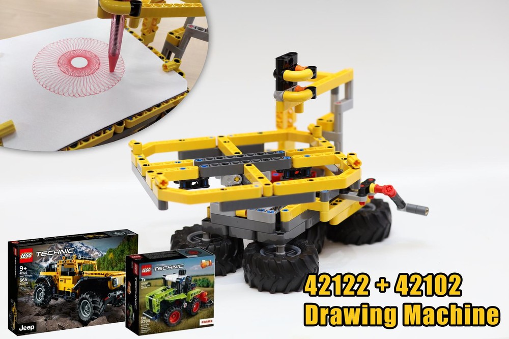 Lego Drawing Machine (42122 + 42102)