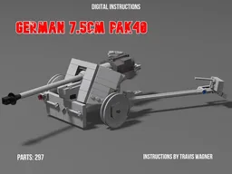 1/16 scale German 7.5cm pak 40