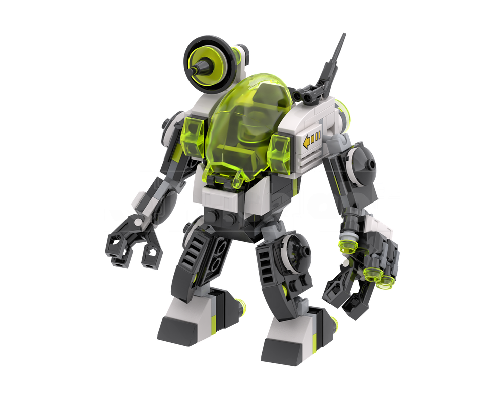 Lego Blacktron II: Kestrel Mech - (60428-1 Modification)