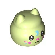 Ball with Ears with Kitten Face Print