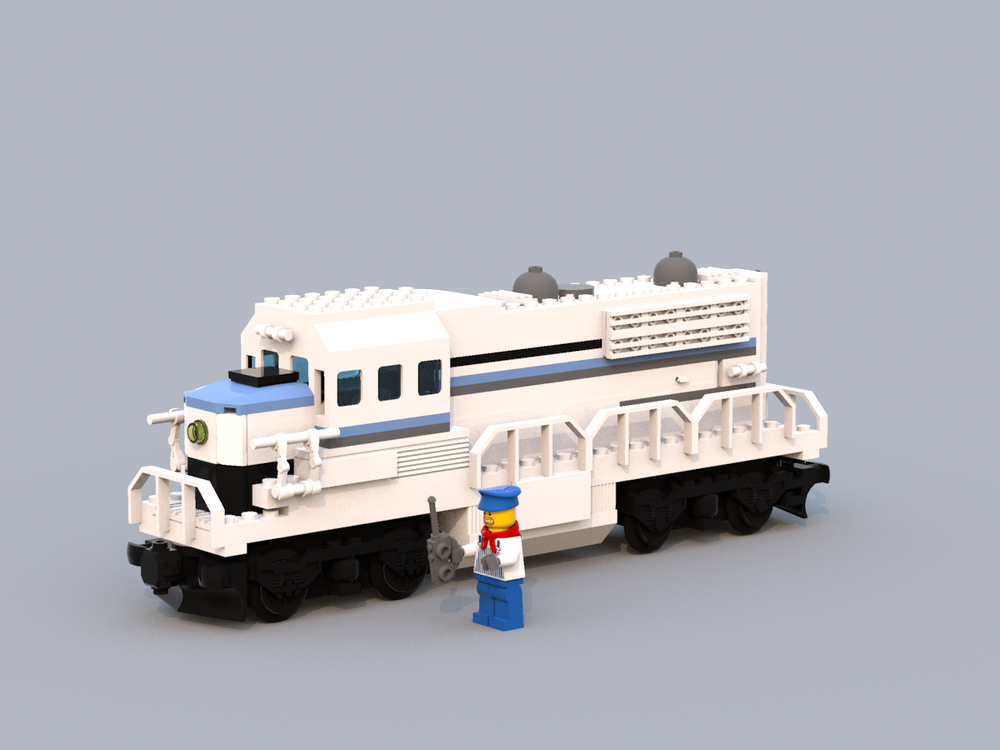 Lego White train