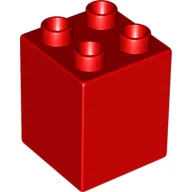 Duplo Brick 2 x 2 x 2 / Red