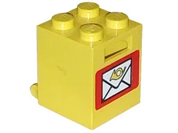 Box 2 x 2 x 2 [Solid Studs] with Mailbox Print