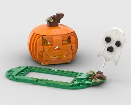 Up-Scaled pumpkin head & base