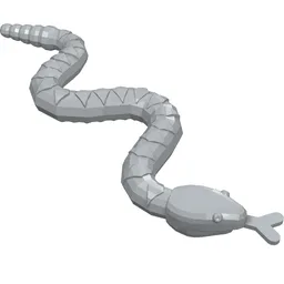 Animal, Snake, Small / Light Bluish Gray