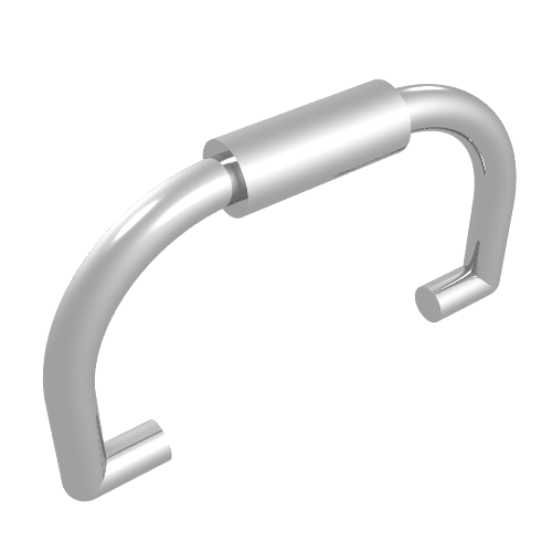 Lego Belville / Scala, Equipment, Bucket / Basket Handle / Chrome Silver