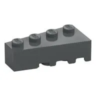 Brick Wedged, Angled 4 x 2 Left / Dark Bluish Gray