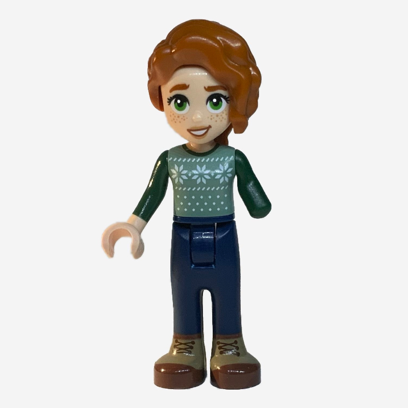 Lego Autumn - Sand Green Sweater, Dark Blue Pants