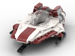A-Wing fits Minifig pilot
