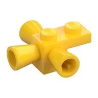 Brick Special 1 x 1 with 3 Speakers / Loudspeakers / Space Positioning Rockets / Yellow