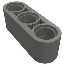 Technic Beam 1 x 3 Thick / Dark Bluish Gray
