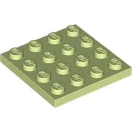 Plate 4 x 4 / Yellowish Green