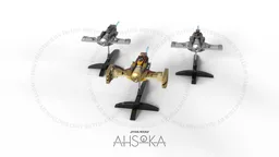 Micro Shin Hati's Starfighter & Squadron