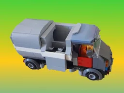 City Garbage Trash Truck - Side Loader