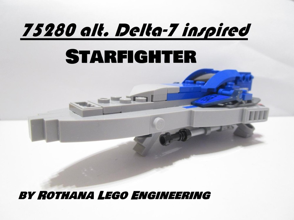 Lego 75280 alt. Delta-7 Inspired Starfighter