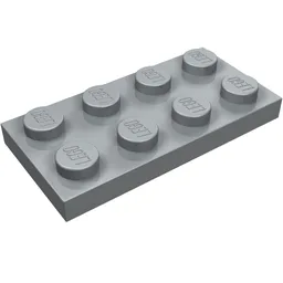 Plate 2 x 4 / Pearl Light Gray