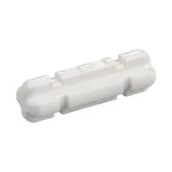 Technic Axle 2 Notched / White