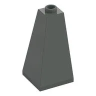 Brick Sloped 75° 2 x 2 x 3 Double Convex / Dark Gray